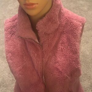 J. Crew Pink Teddy Jacket. Size M